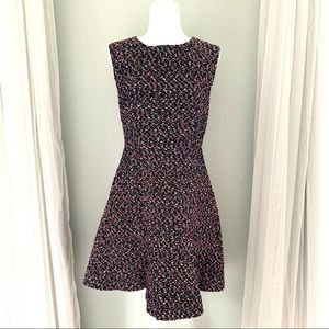 NWT J.Crew Blue Tweed A-line Sleeveless Dress